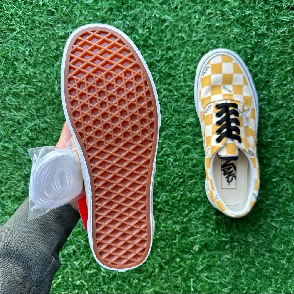 Vans Era Big Check Yellow True White - Picture 3 of 6